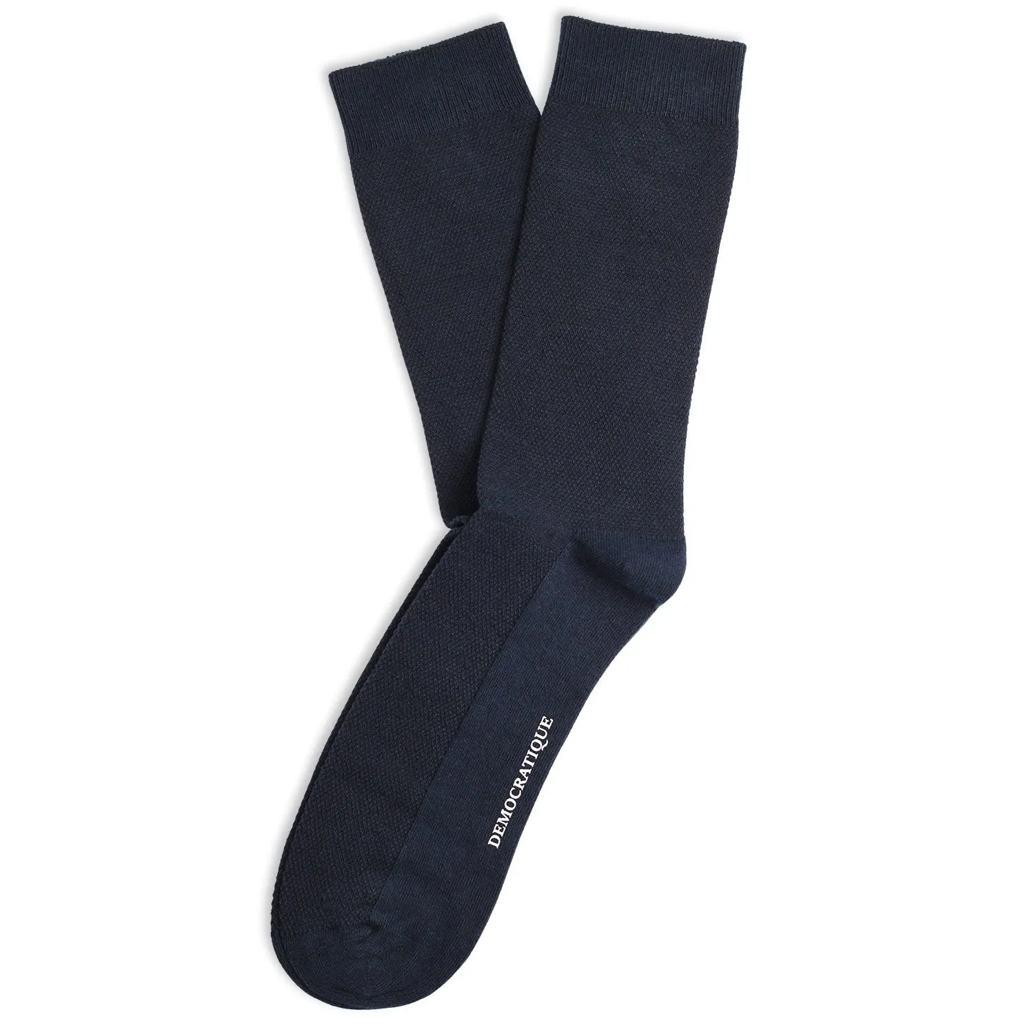 12-pack (pay for 10) of navy pique socks