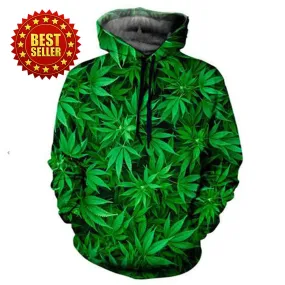 [30% OFF] Dank Master Green Weed Leaf Hoodie