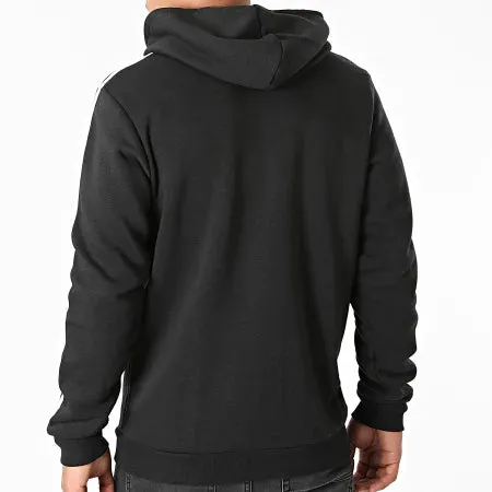 adidas Essentials Fleece FZ Hoodies - Black/White