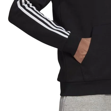 adidas Essentials Fleece FZ Hoodies - Black/White