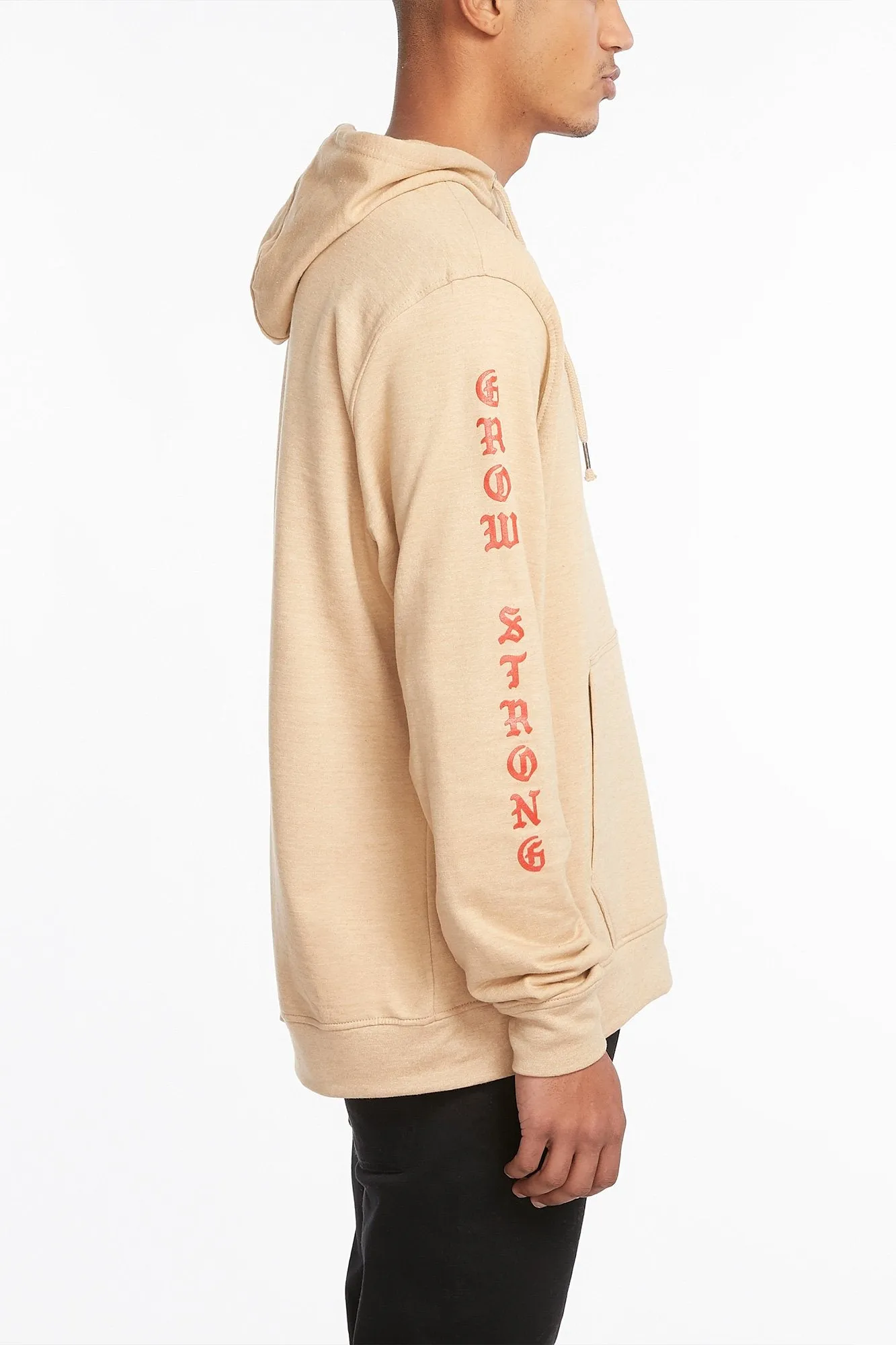 Amnesia Guys "Grow Strong" Roses Popover Hoodie