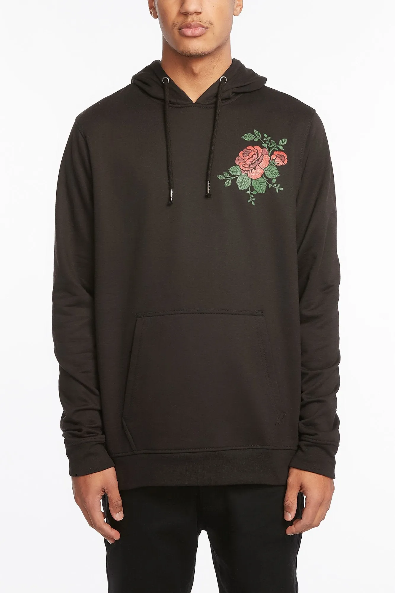 Amnesia Guys "Grow Strong" Roses Popover Hoodie