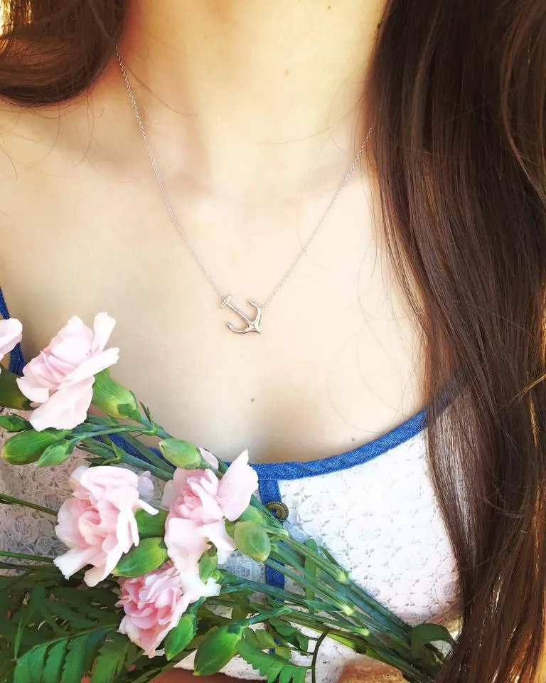 Anchor Sideways Pendant