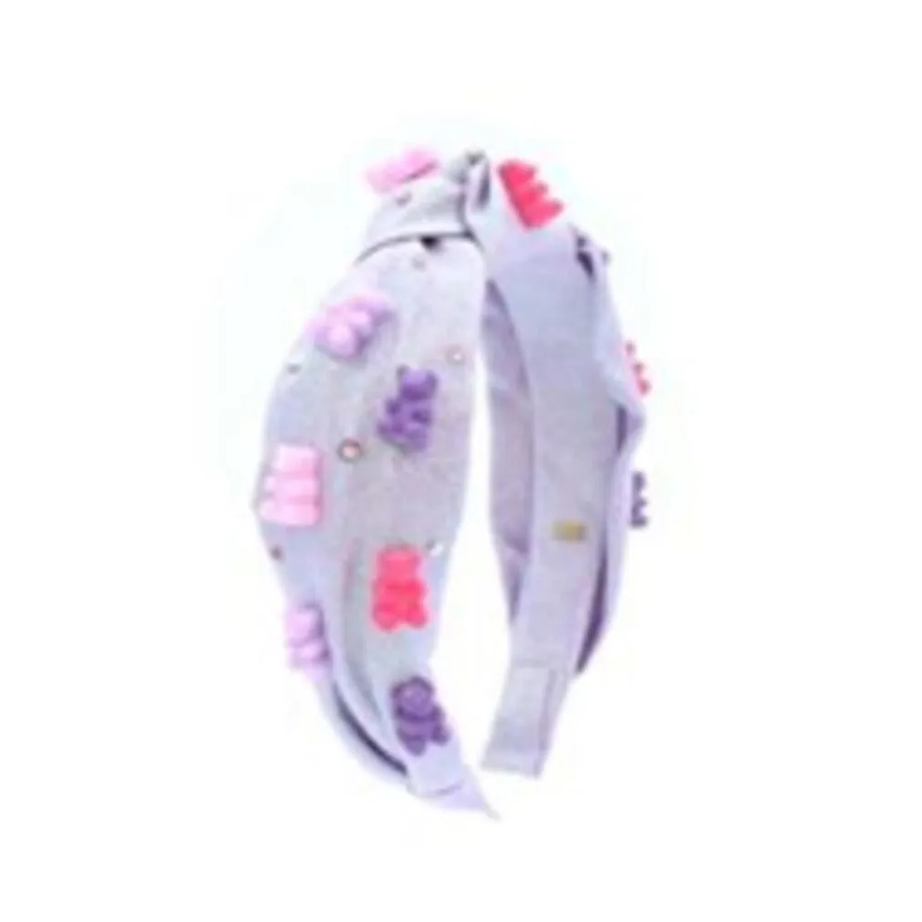 Bari Lynn 3D Gummy Bear Headband - Iridescent Lavender