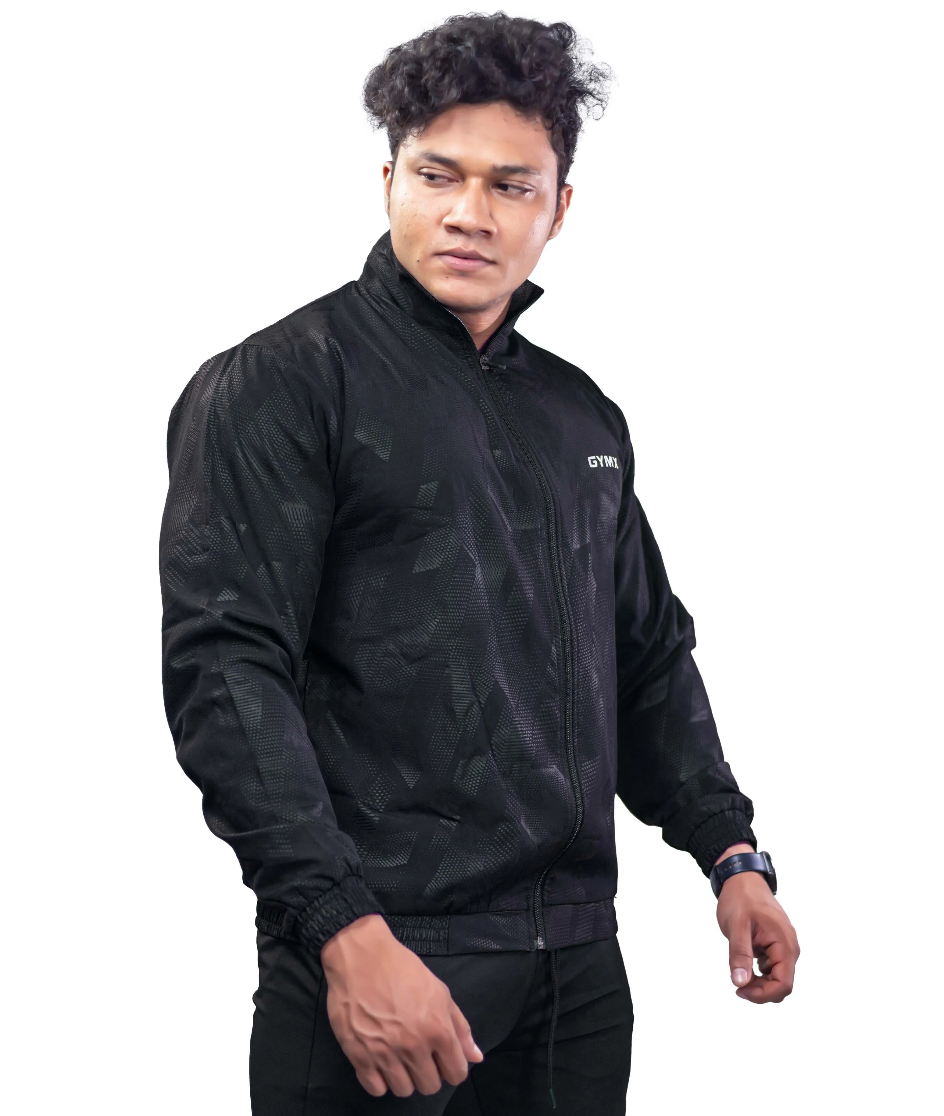 Berlin Camo Windcheater: Black