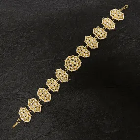 Bhavi Jewels Gold Plated Kundan Stone Sheeshphool