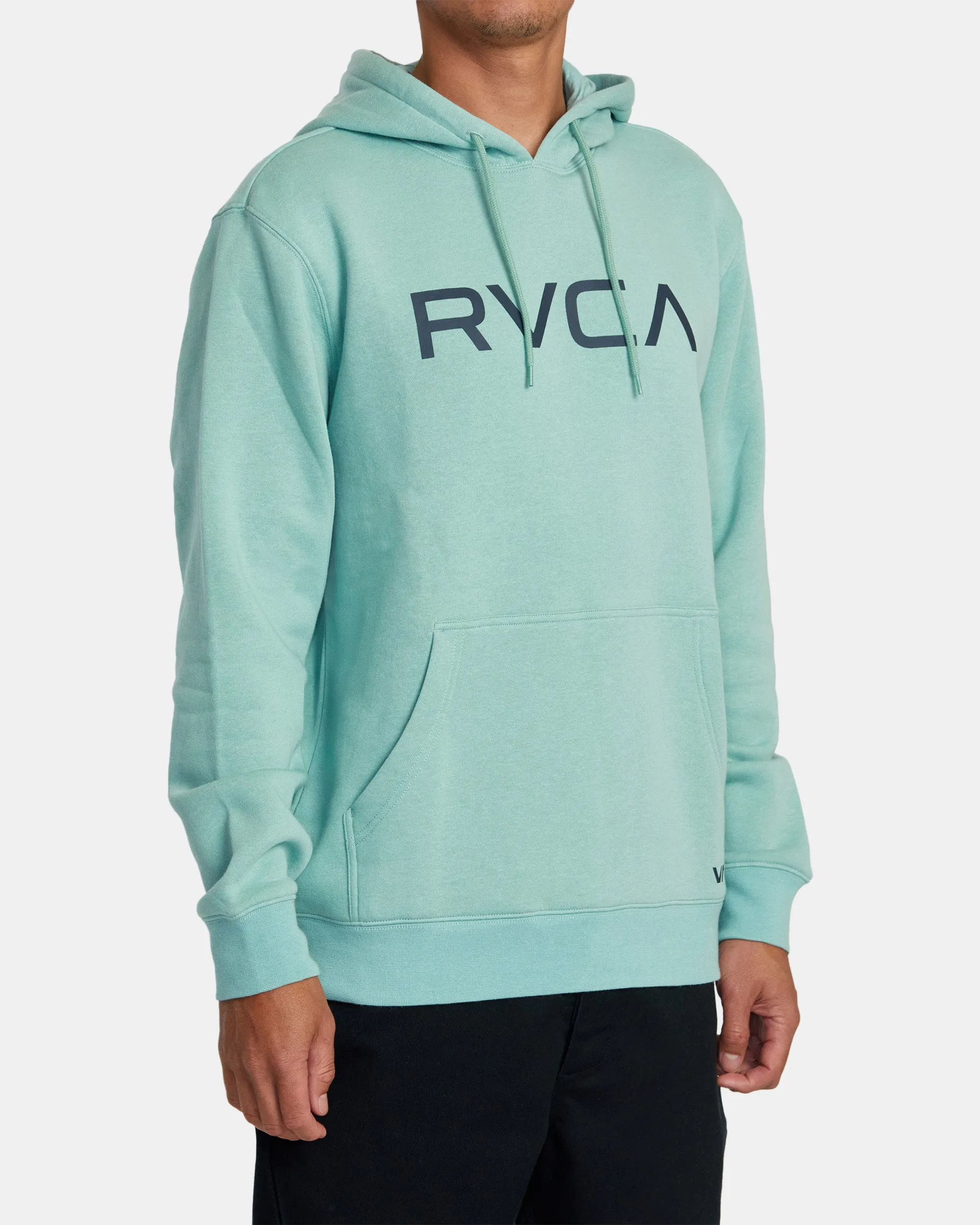 Big RVCA Pullover Hoodie - Granite Green