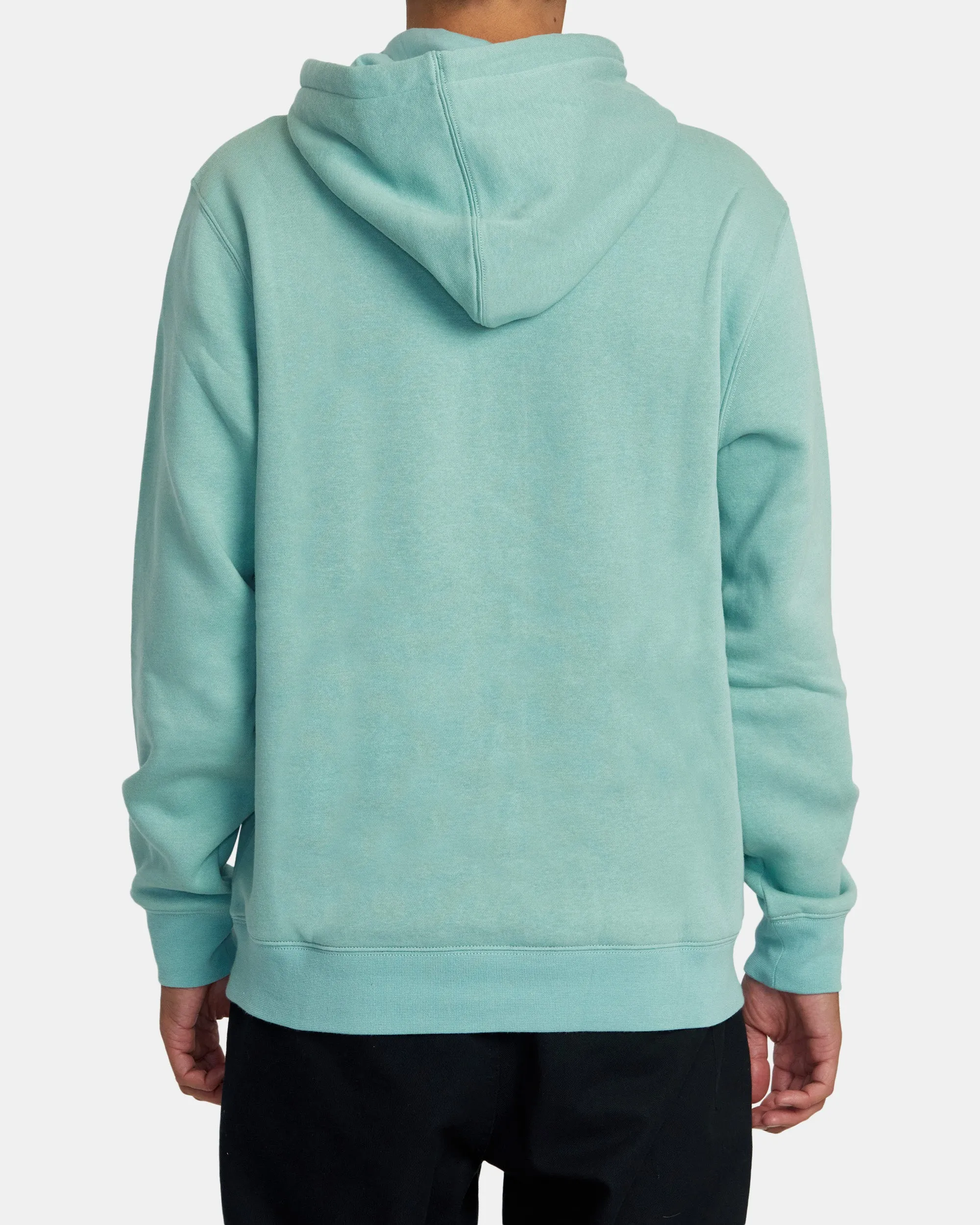 Big RVCA Pullover Hoodie - Granite Green