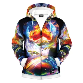 Blissful Space Zip Up Hoodie