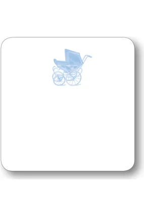 Blue Baby Carriage Card