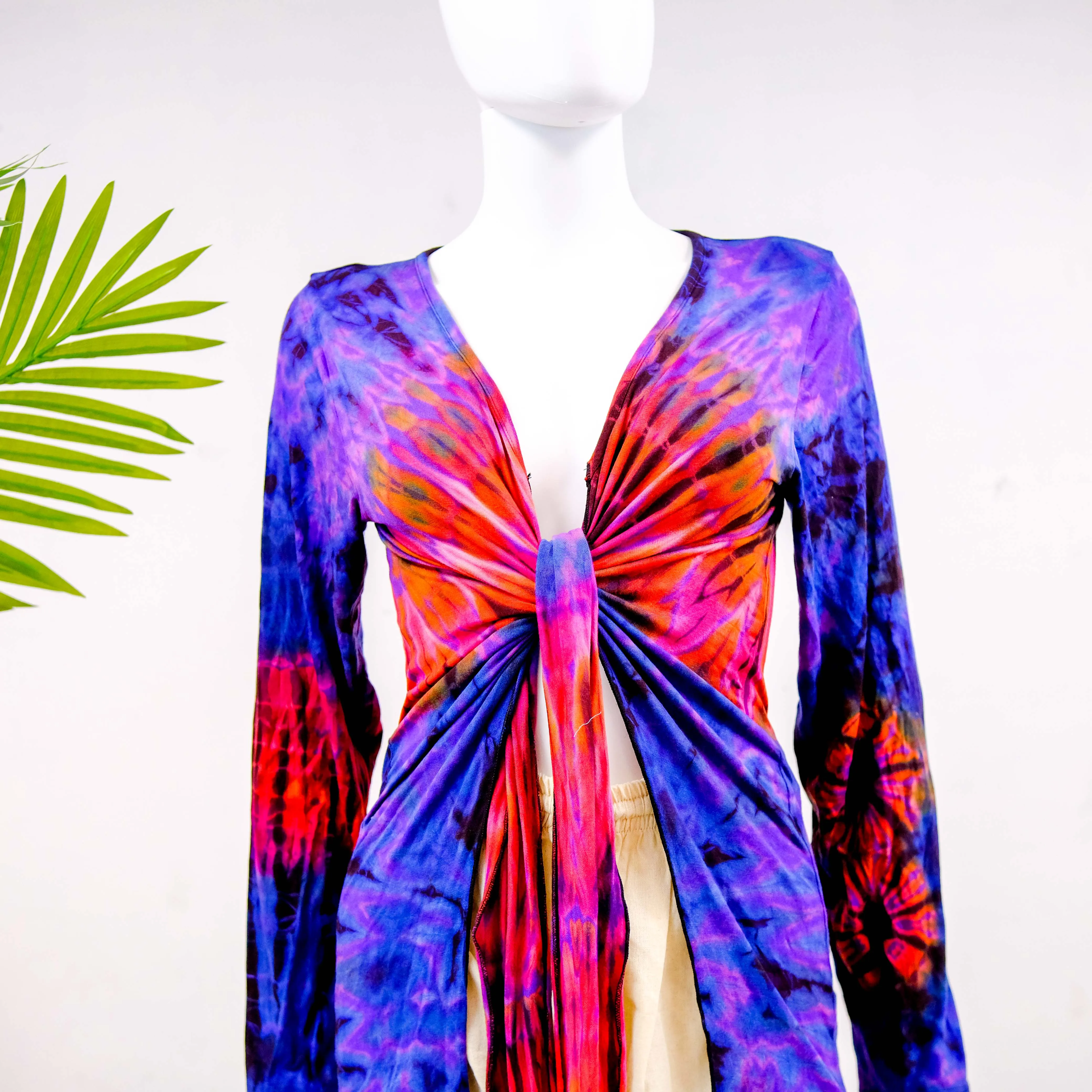 Boho Style Tie Dye Tie Top