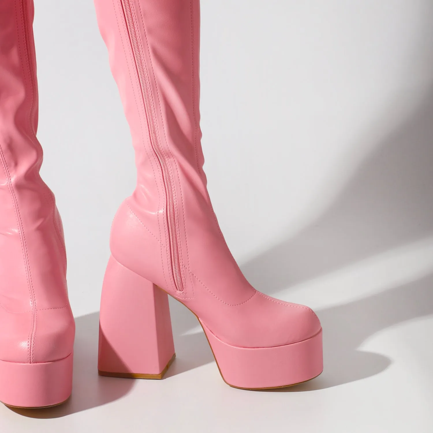 Botas Wolf rosa