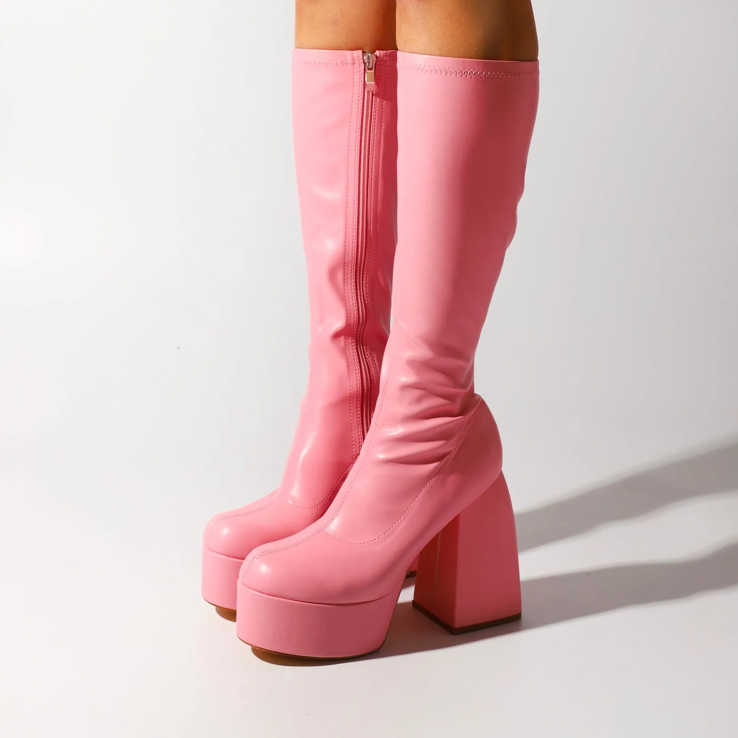 Botas Wolf rosa