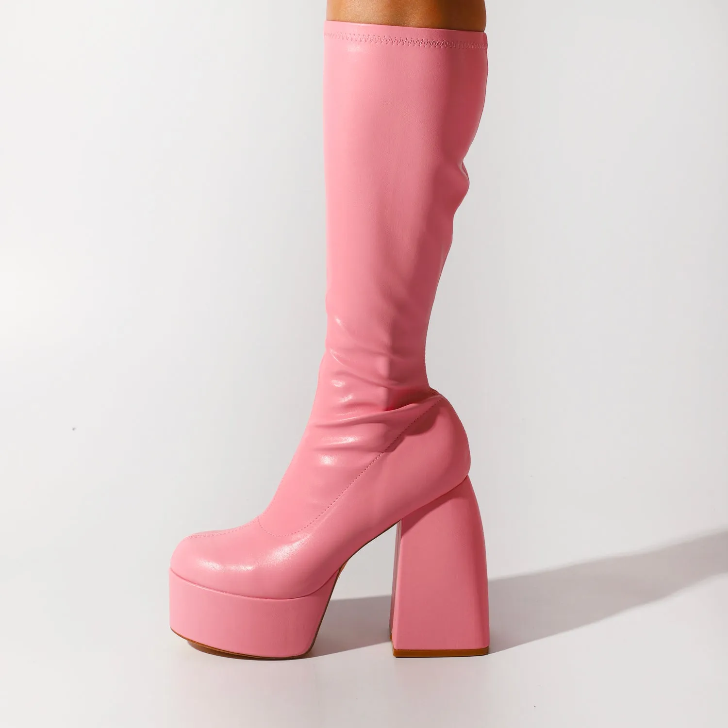 Botas Wolf rosa