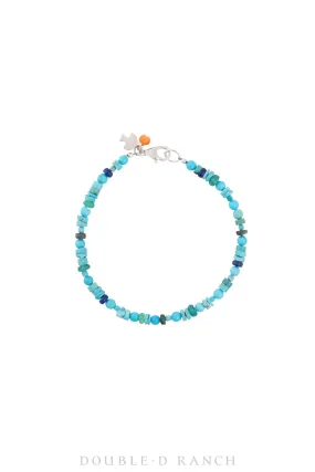 Bracelet, Stone Bead, Turquoise, Hallmark, Contemporary, 3574