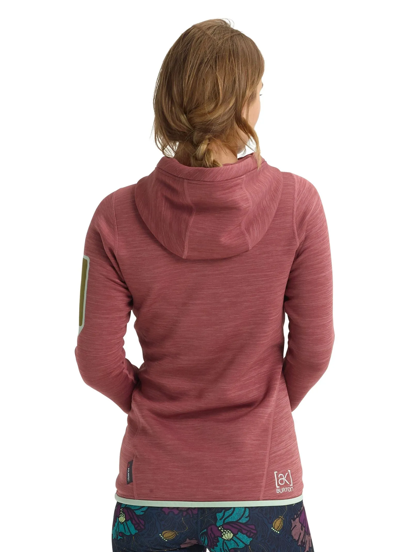 Burton AK Turbine Pullover Hoodie - Rose Brown Heather