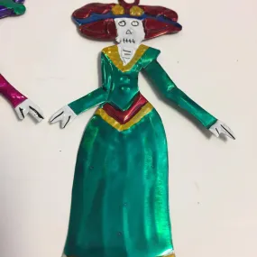 Catrina Tin Ornament