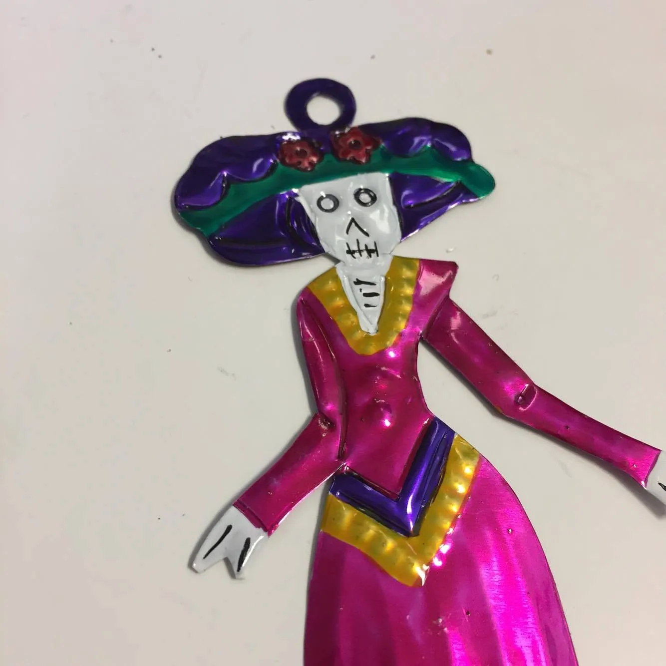 Catrina Tin Ornament