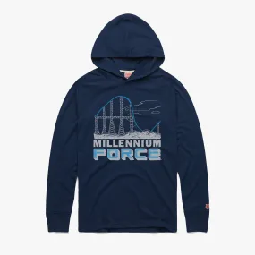 Cedar Point Millennium Force Drop Lightweight Hoodie