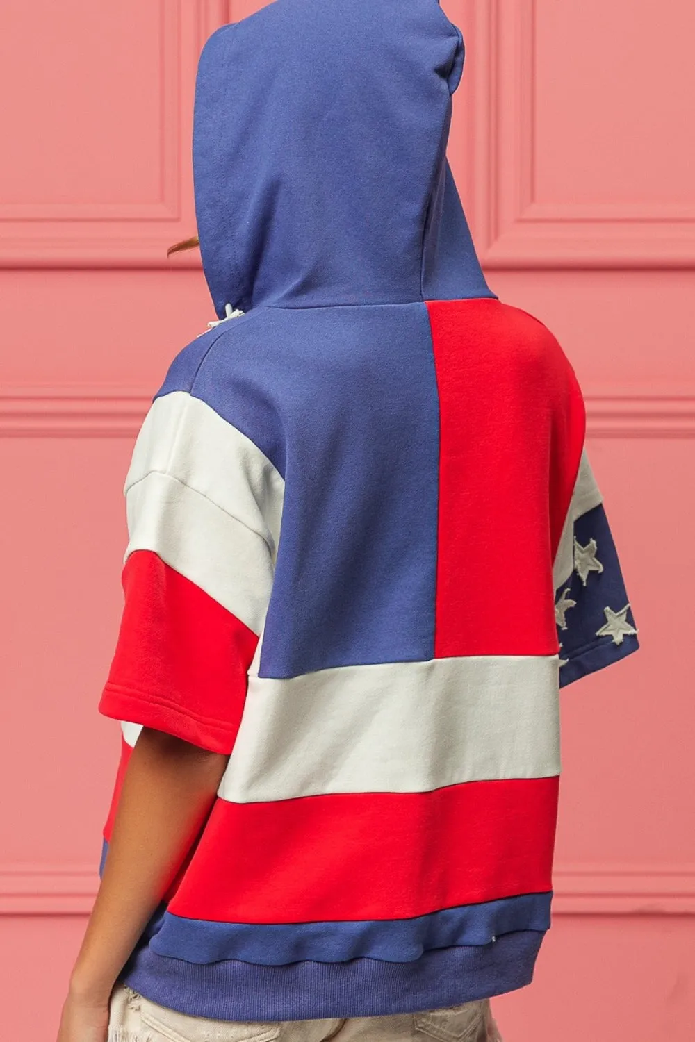 Chic American Flag Hoodie