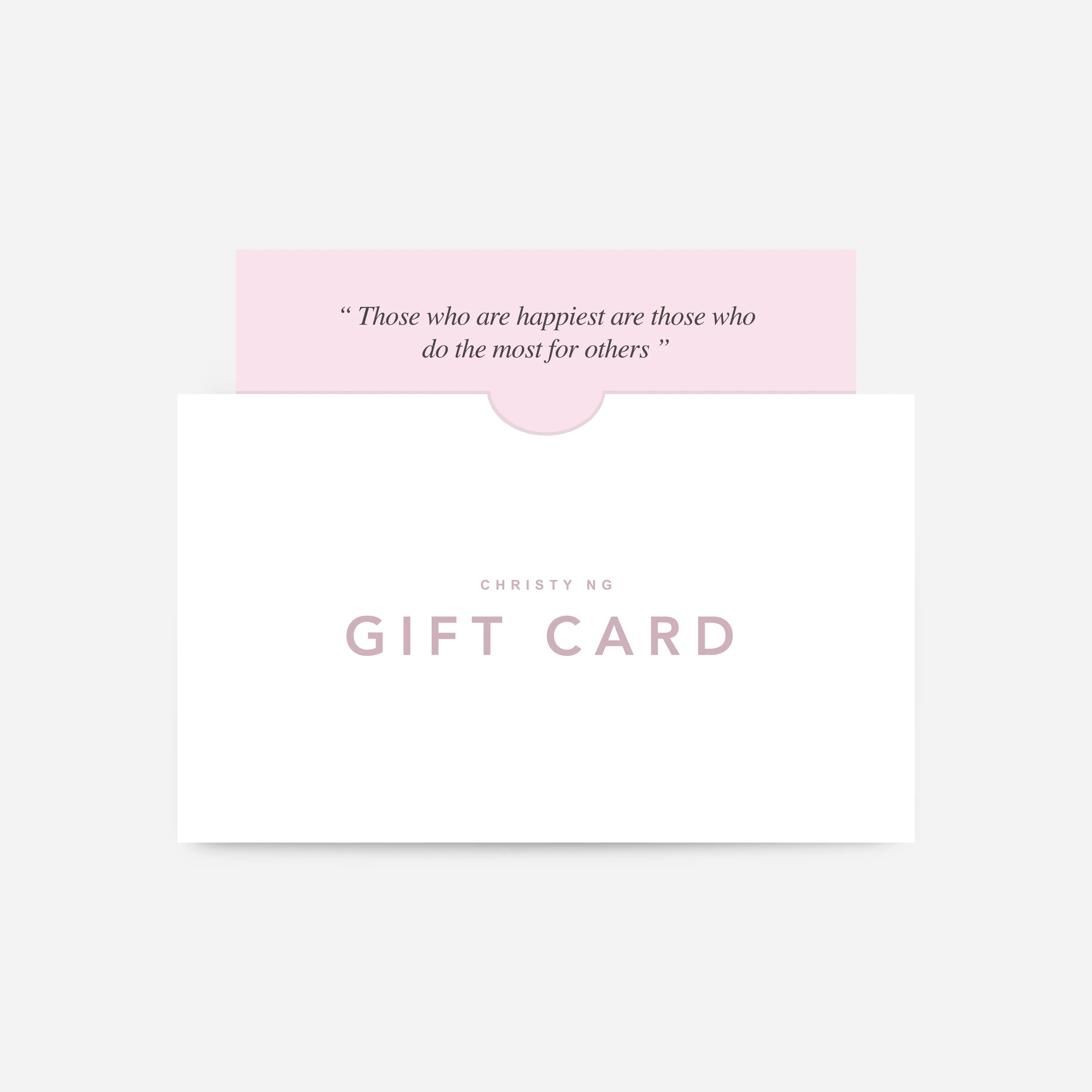 Christy Ng Gift Card