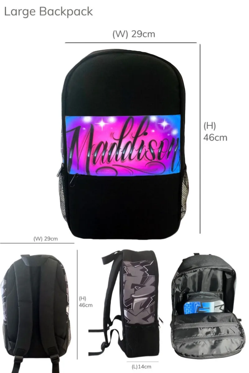 Circle Fade Script Style Backpack (17)