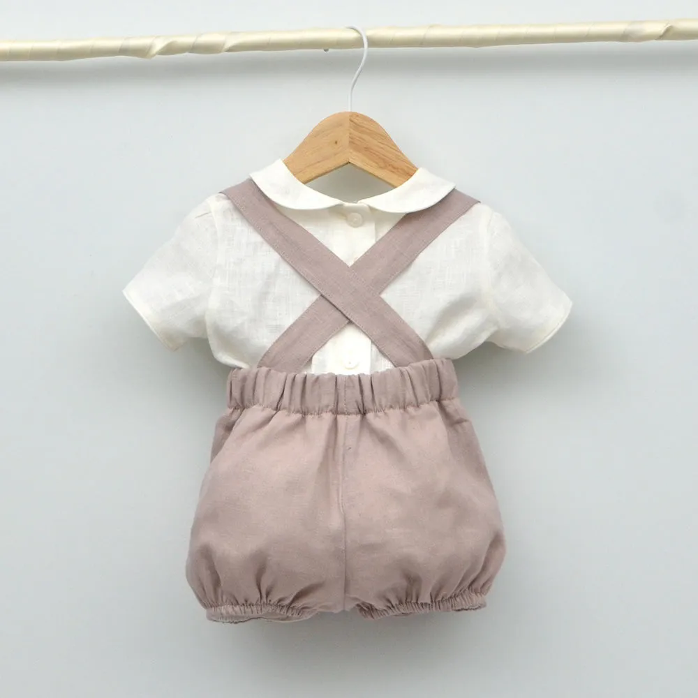 Conjunto bebé lino Isabel