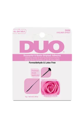 DUO Rosewater & Biotin Strip Lash Adhesive Black