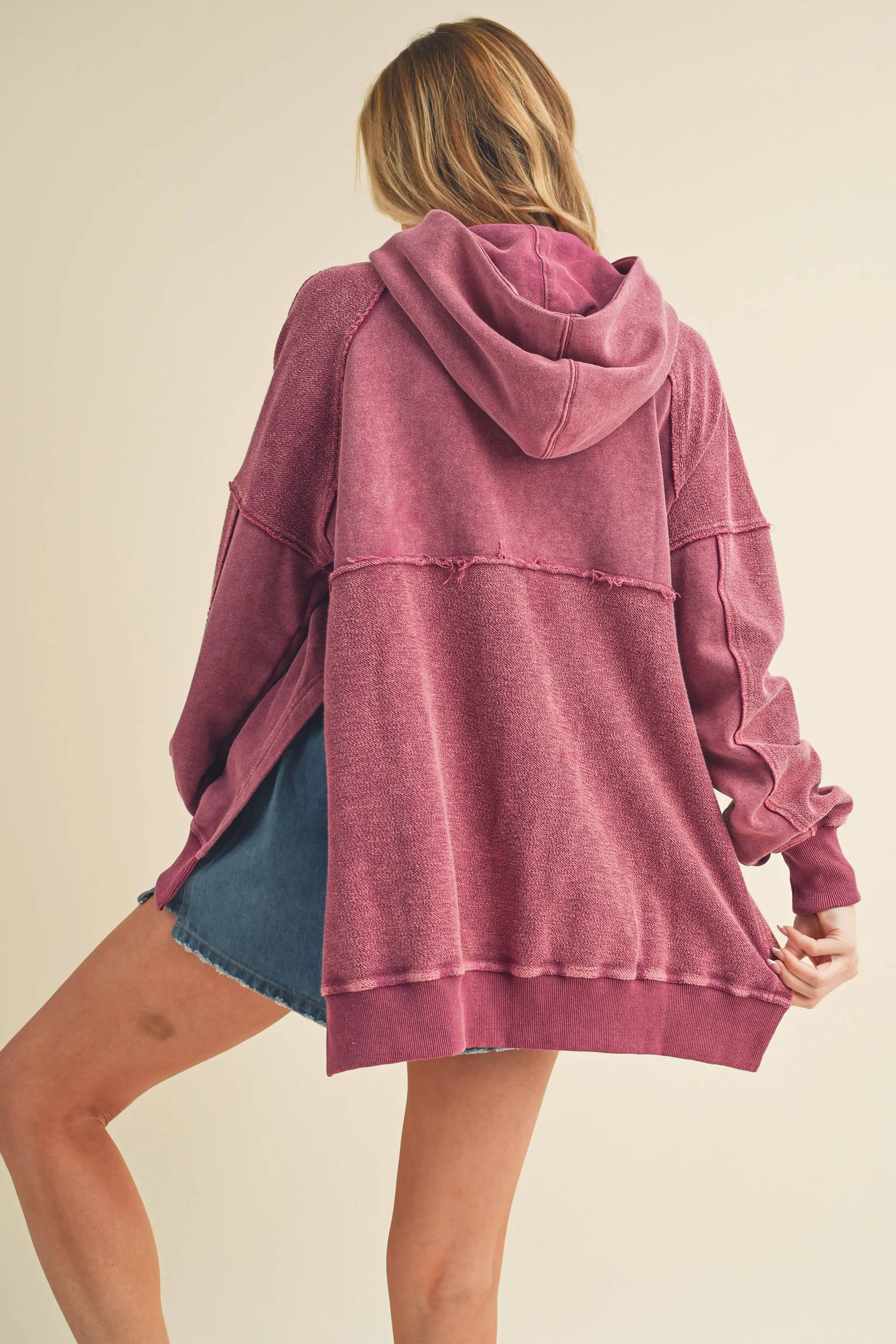 Ella Washed Hoodie: Rose {PRE-SALE}