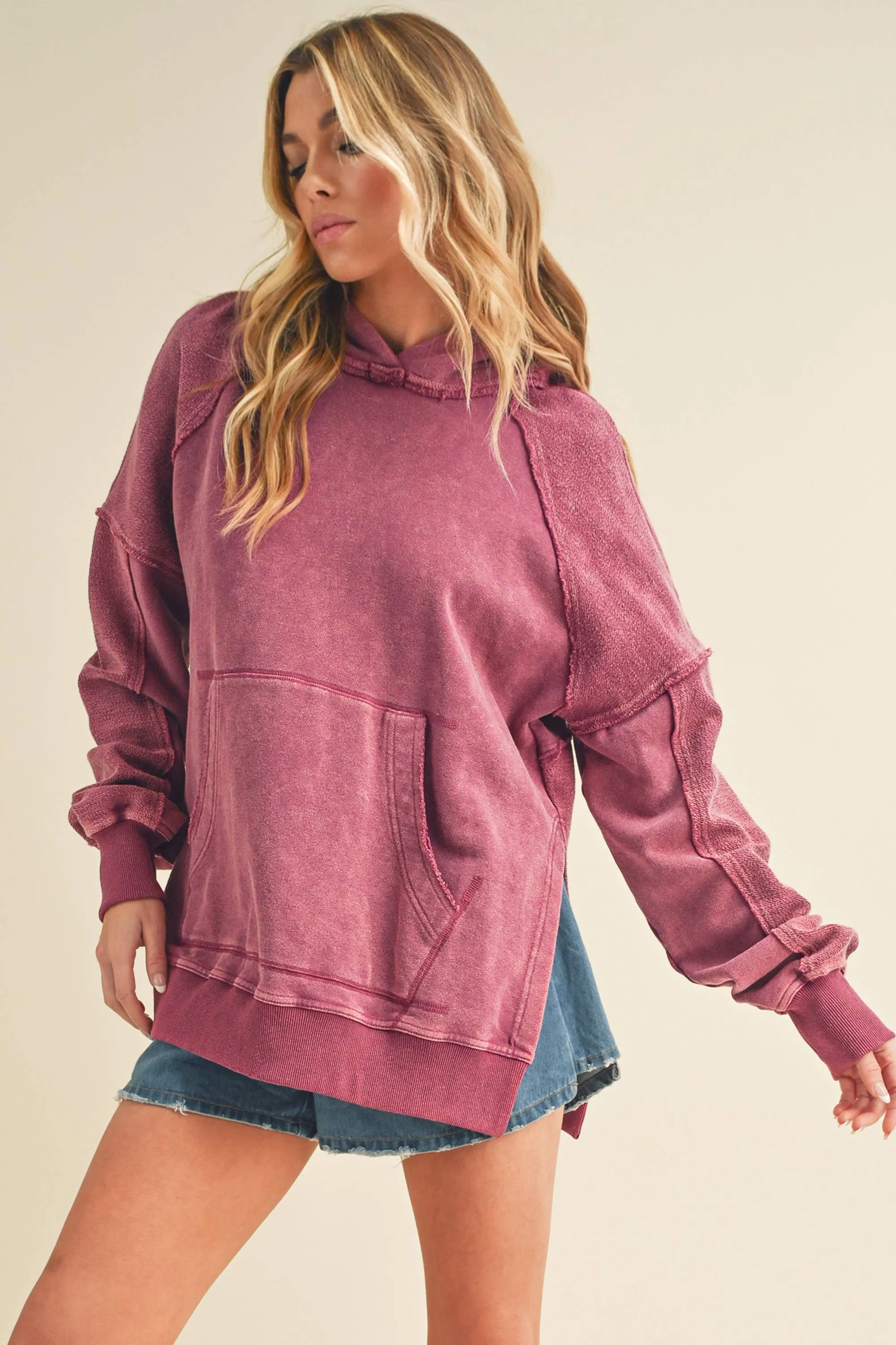 Ella Washed Hoodie: Rose {PRE-SALE}