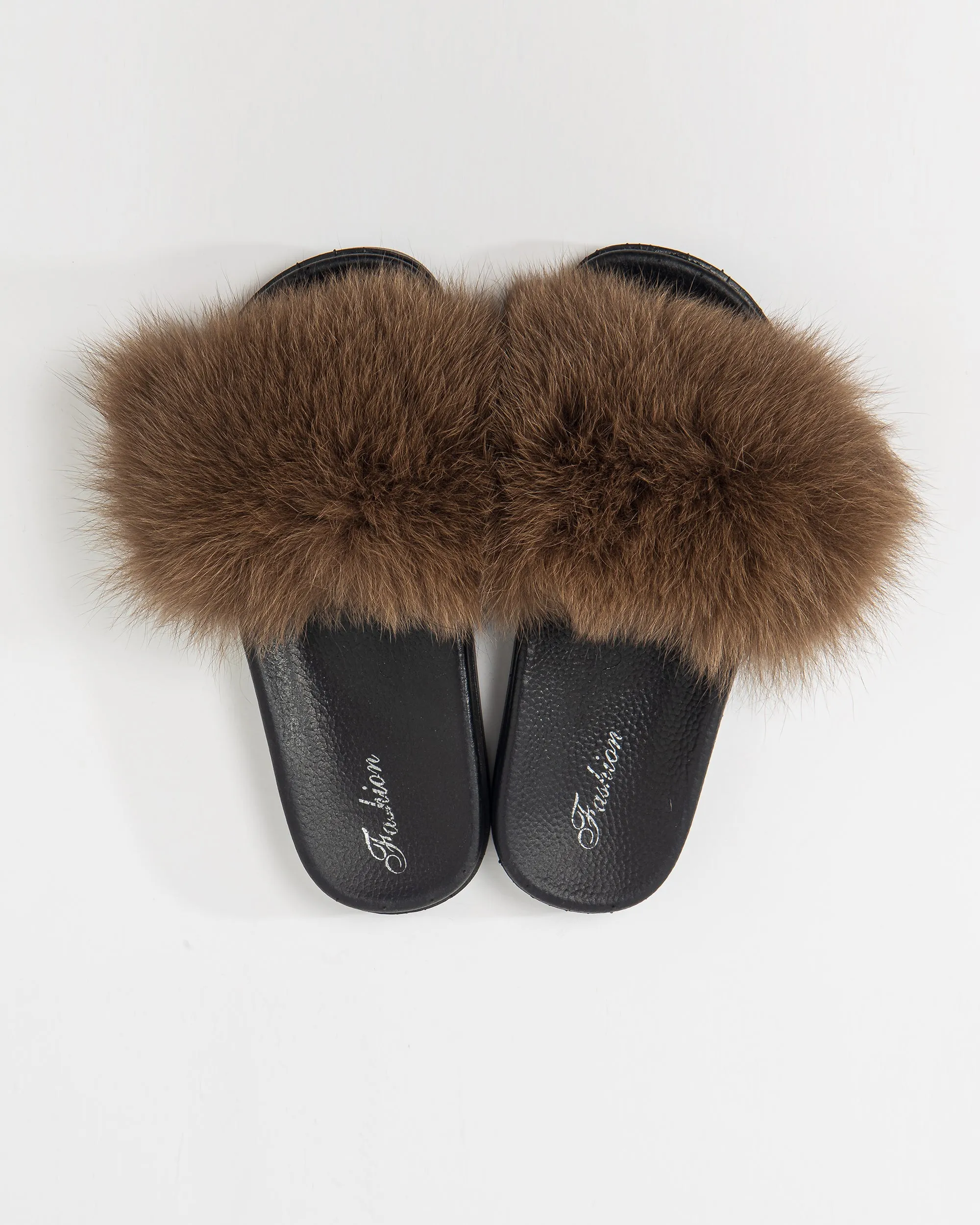 FAUX FUR SLIDES SLIPPERS 2021 - سلبرز