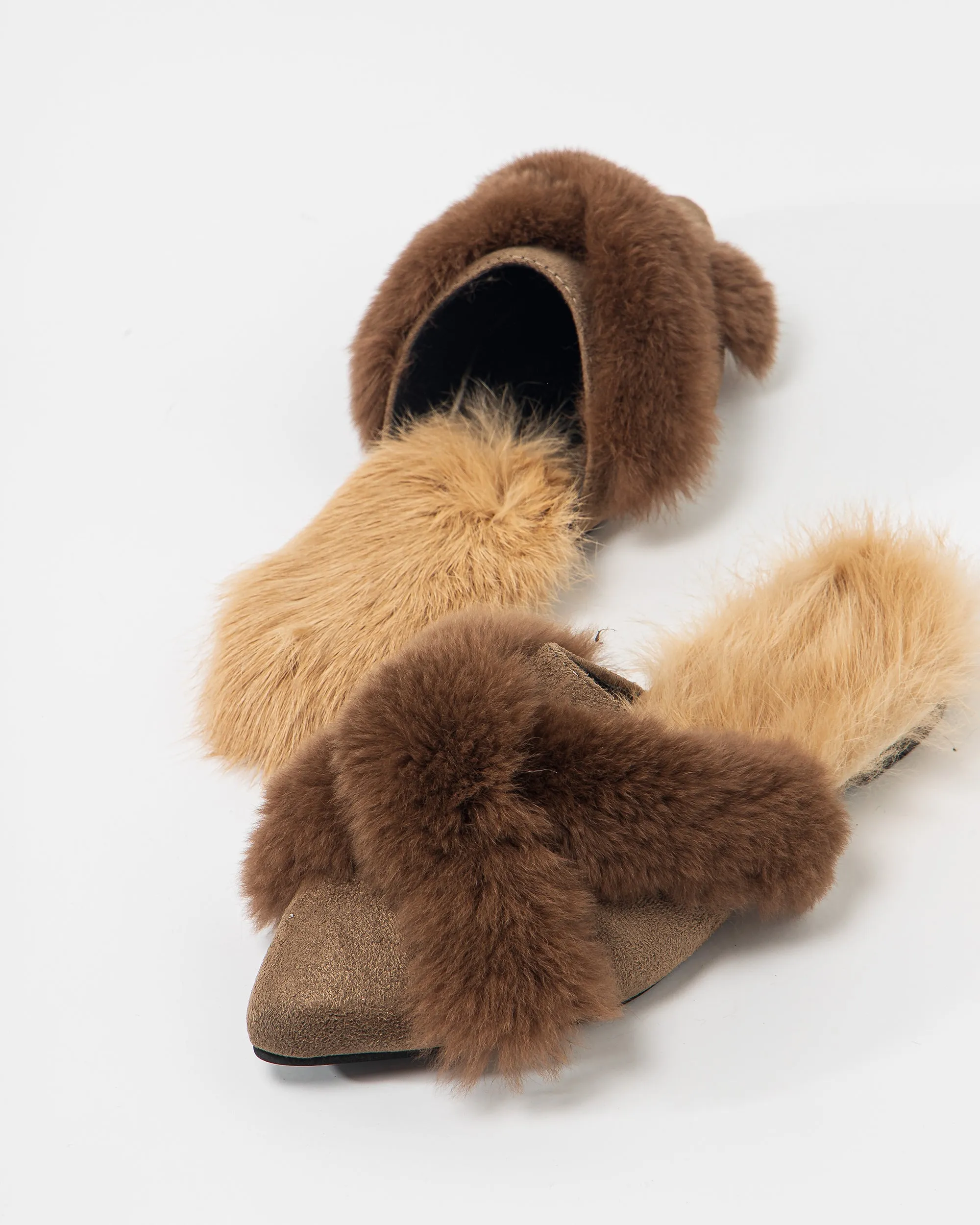 FAUX FUR SLIPPERS 2031 - صندل