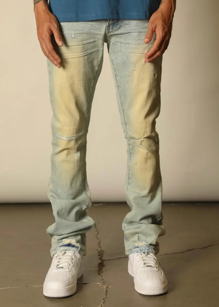 GFTD LA Jerrd Light Stacked Jeans