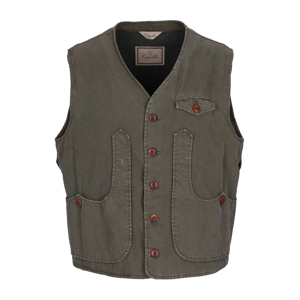 Gilet Capalbio Maremmano Verde Militare