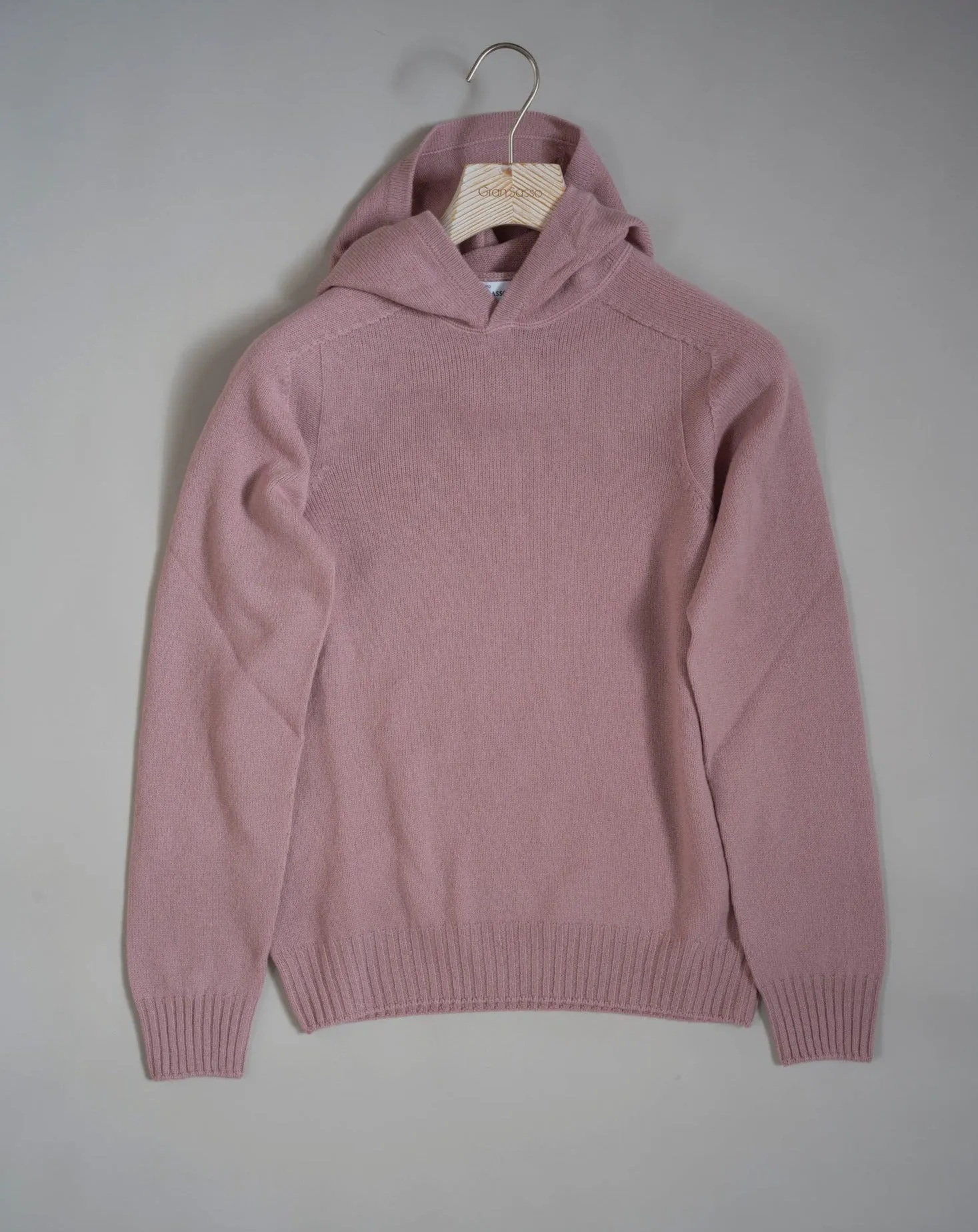 Gran Sasso Geelong Wool Hoodie / Dusty Rosa