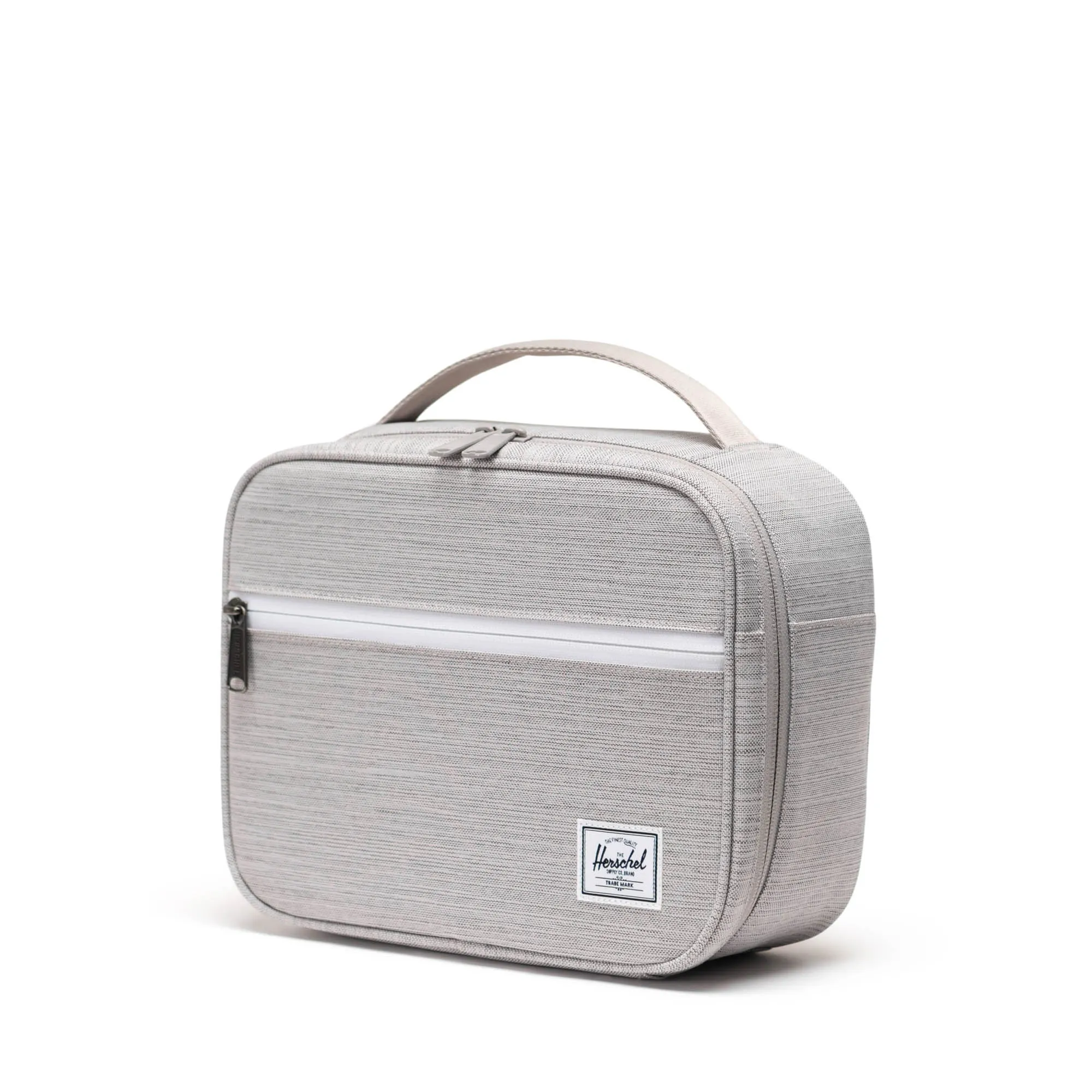 Herschel Pop Quiz Lunch Box Light Grey Crosshatch