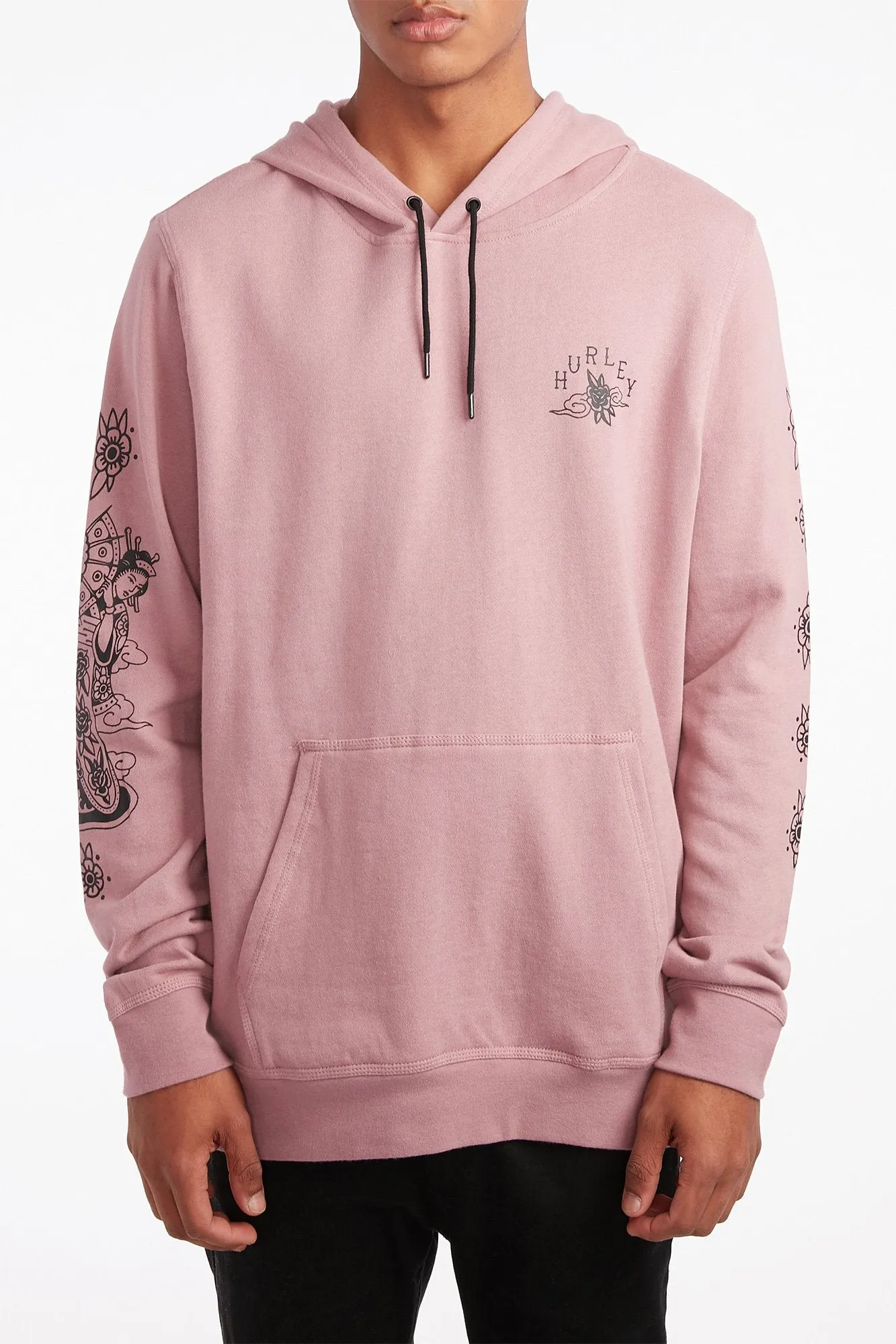 Hurley Guys Geisha Graphic Popover Hoodie