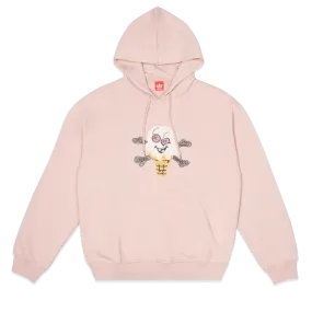 ICE VANILLA CROISSANT HOODIE - ROSE SMOKE