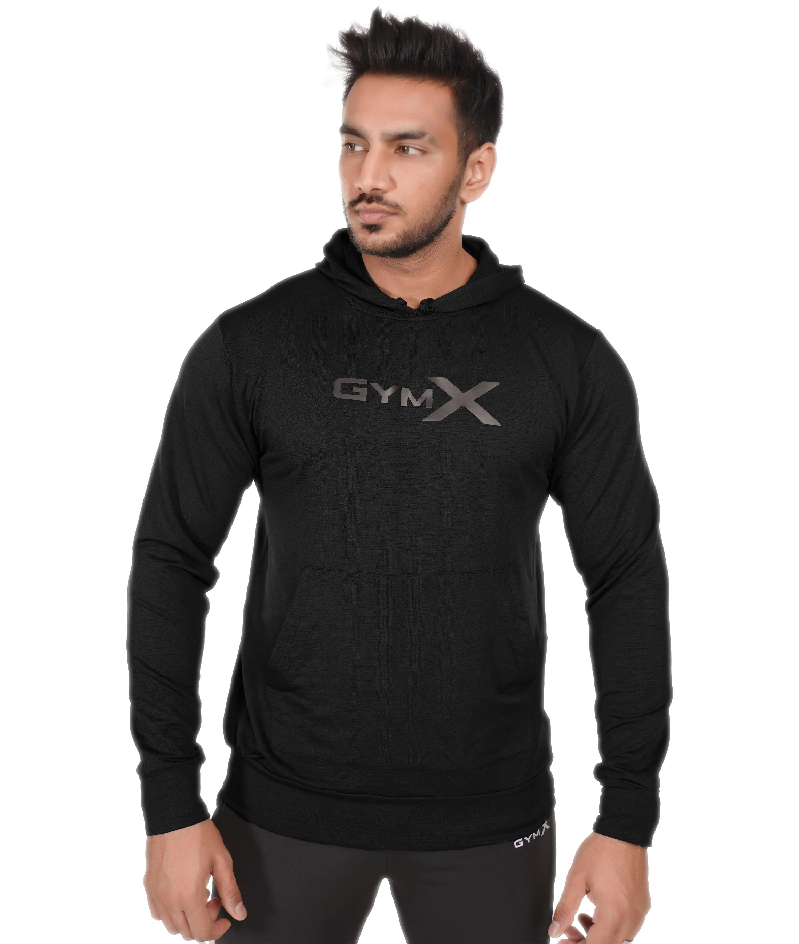 Jet Black GymX Bold Pullover - Sale