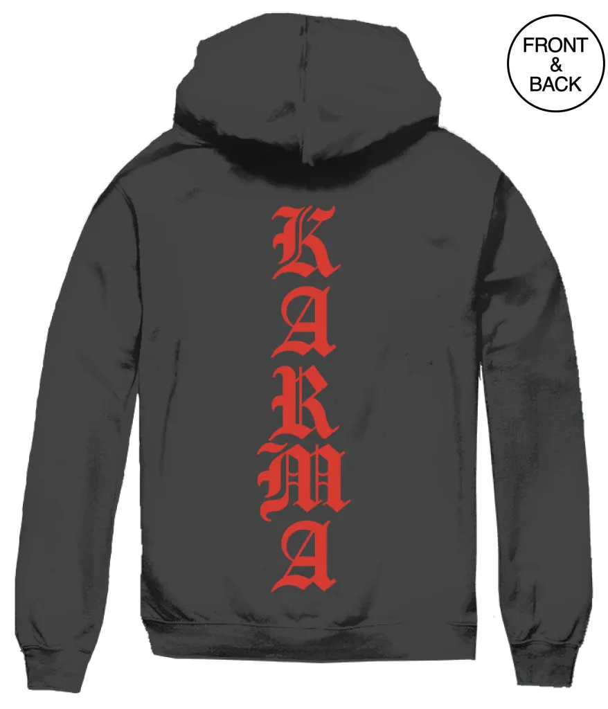 KARMA ROSE SKULL HOODIE