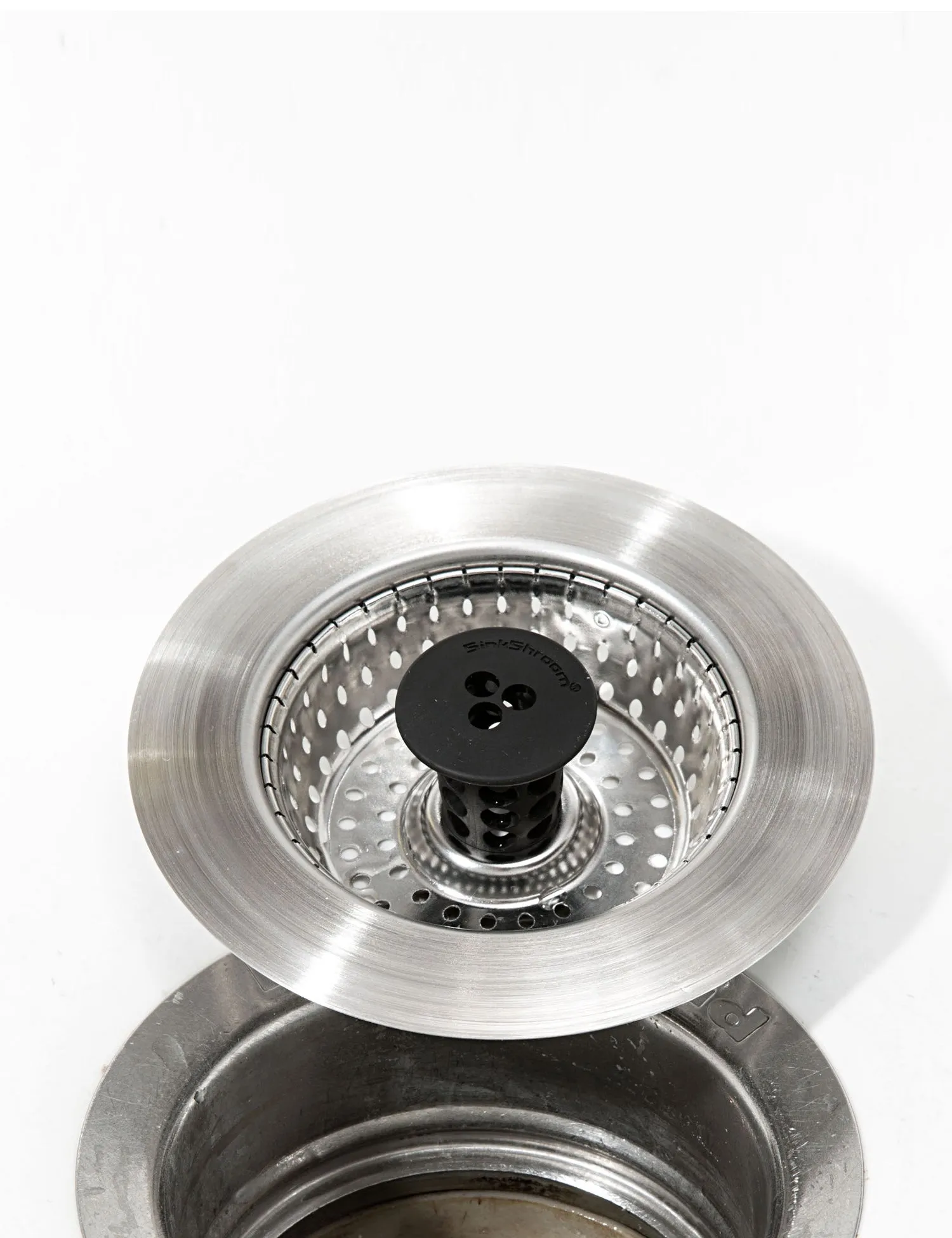 Kitchen SinkShroom (Stainless) Strainer With Built-In Anti-Clog Tech