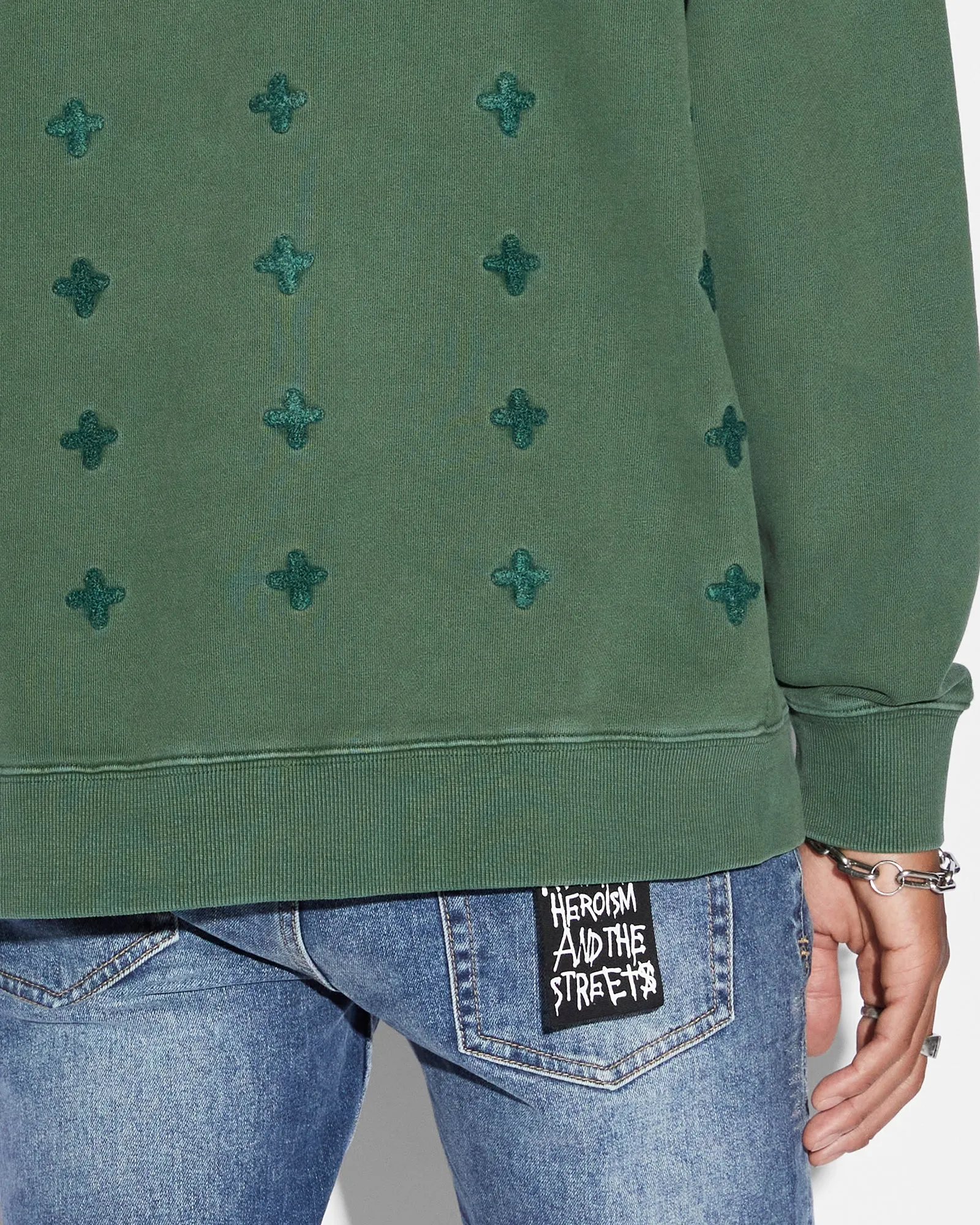 Ksubi Blocked Biggie Hoodie - Emerald