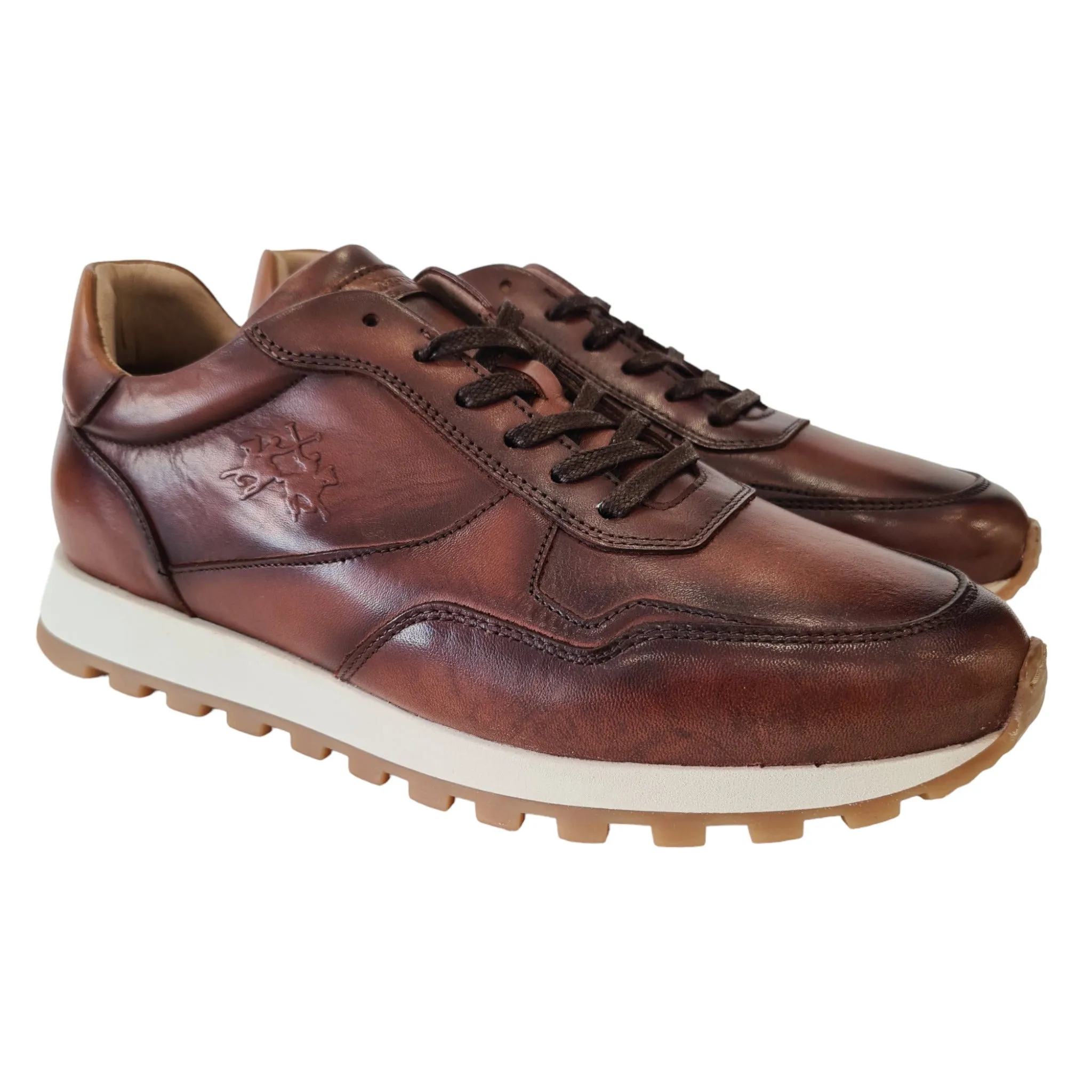 La Martina Sneakers Uomo Cuoio Rif.24