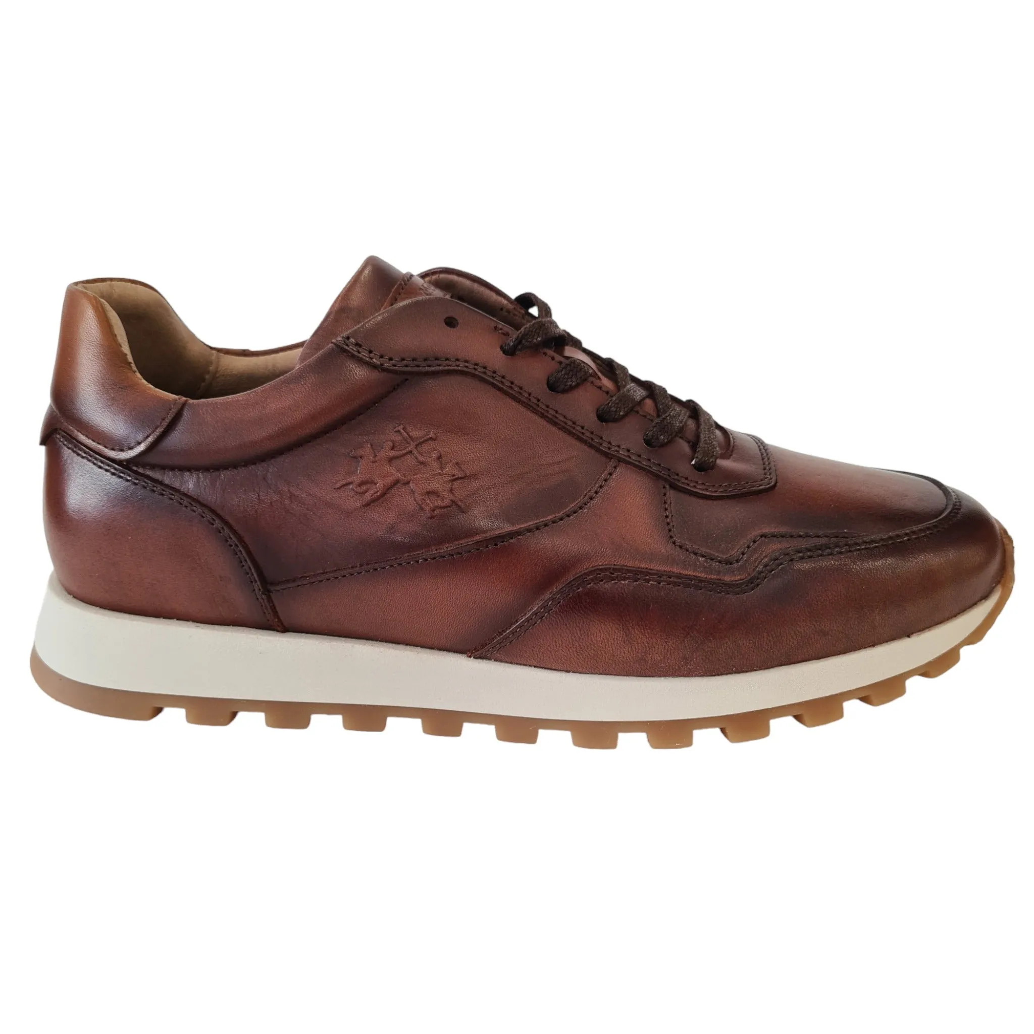 La Martina Sneakers Uomo Cuoio Rif.24