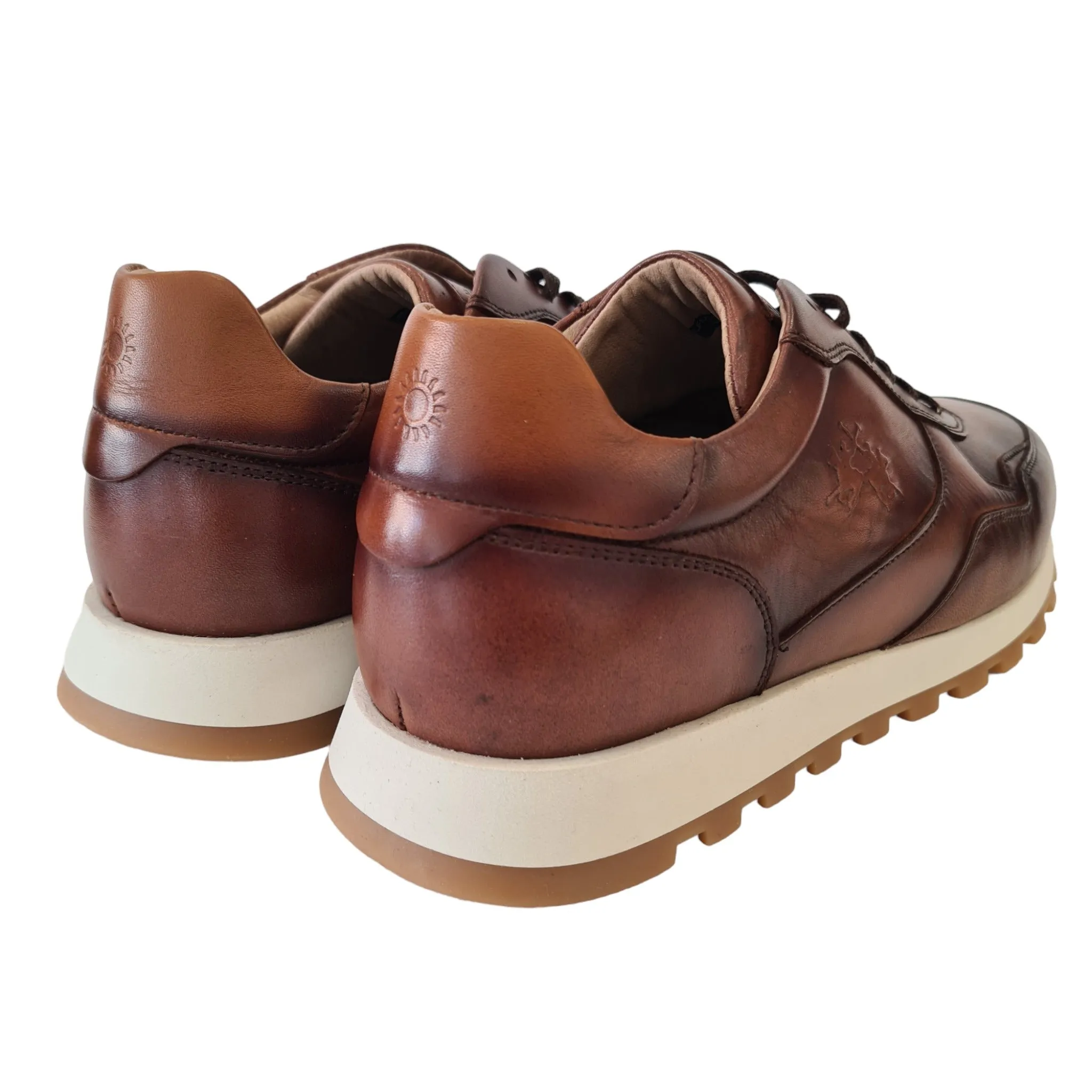 La Martina Sneakers Uomo Cuoio Rif.24