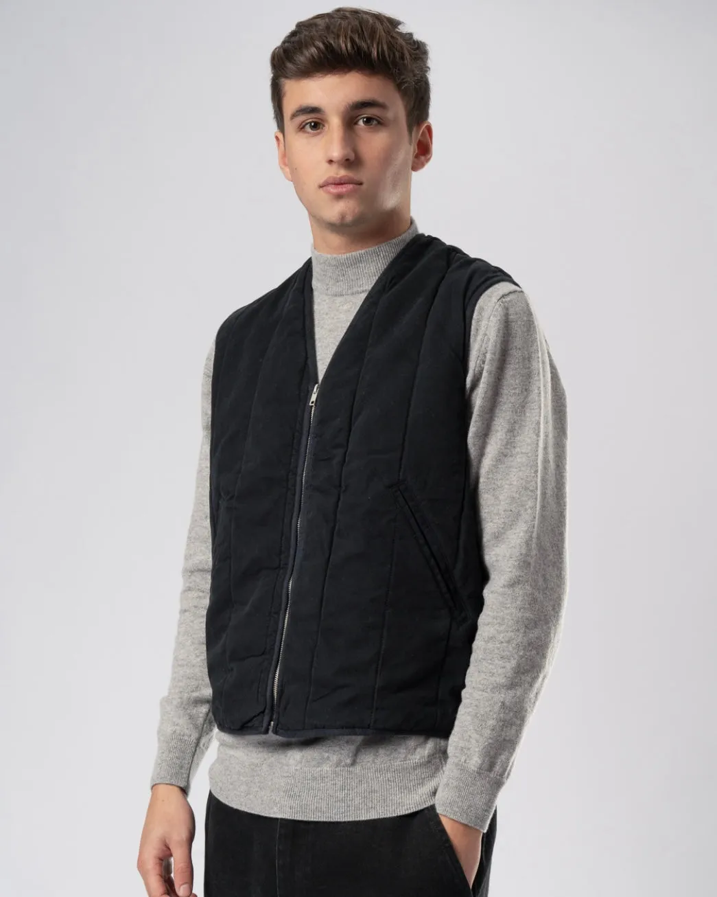 LA PAZ Penouco Vest Dark Navy Canvas