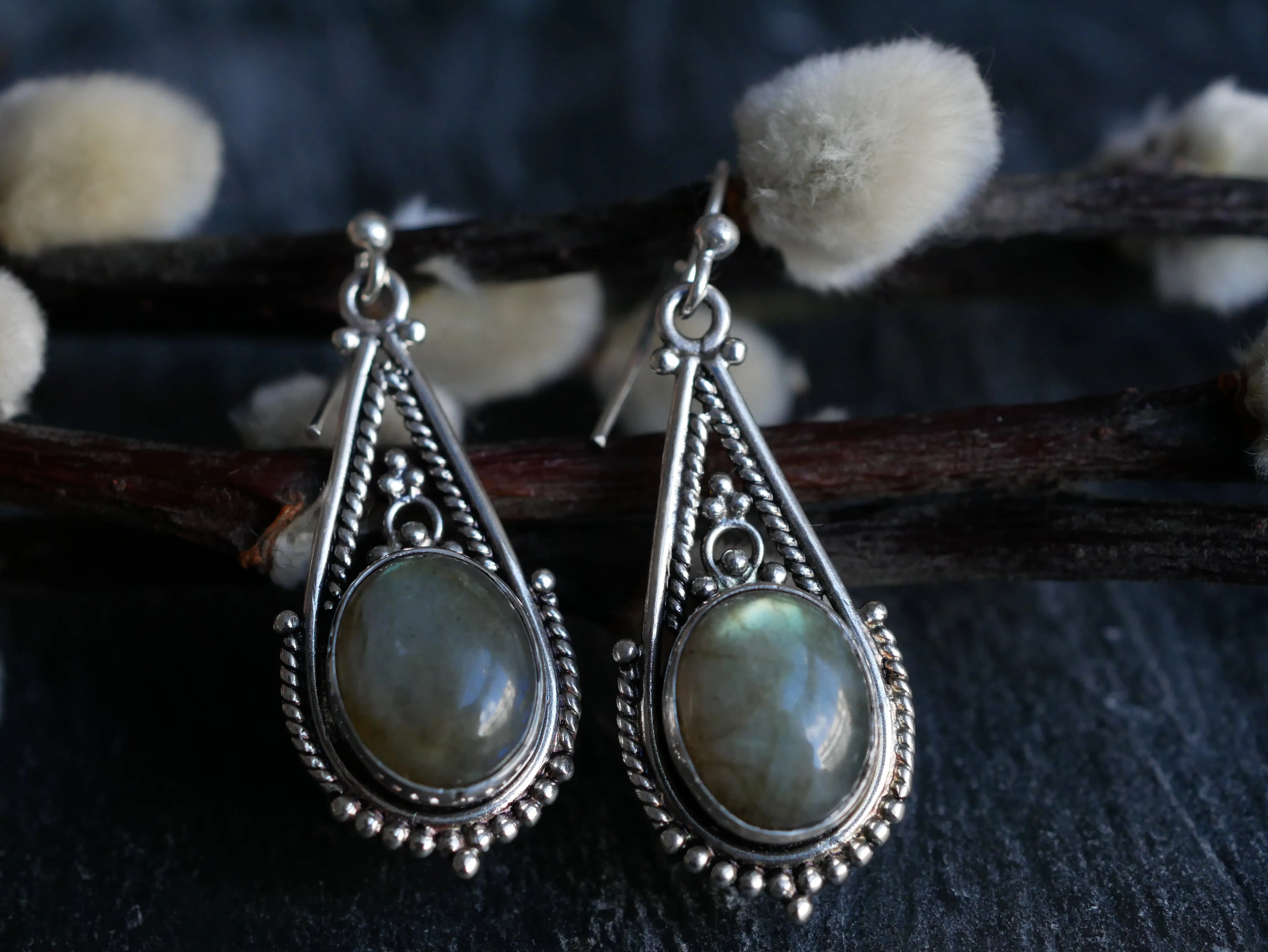 Labradorite Terra Earrings