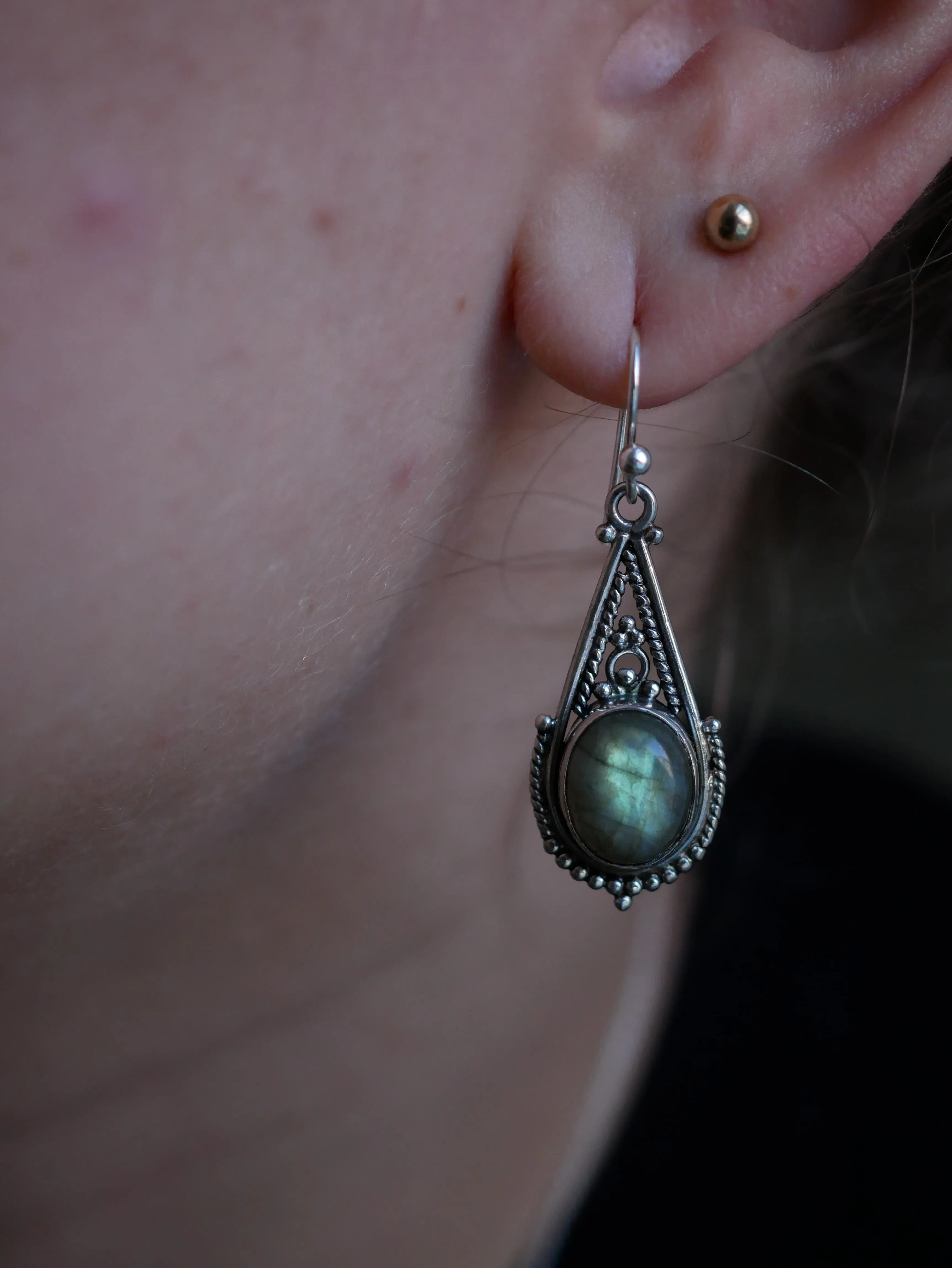 Labradorite Terra Earrings