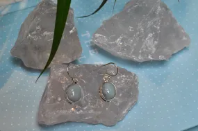 Larimar Ari Earrings - Oval