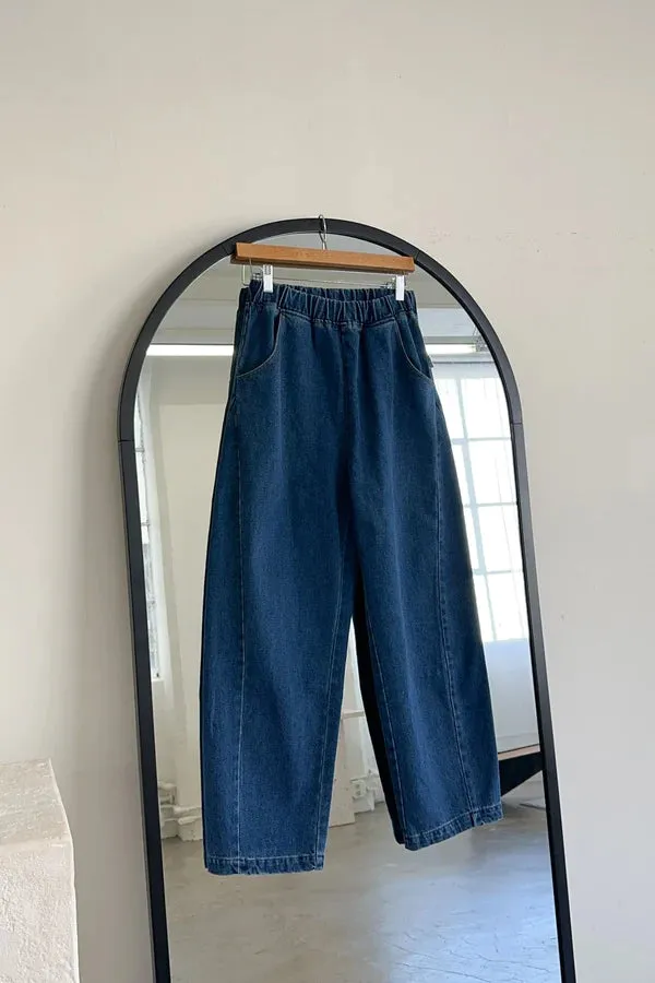 Le Bon Shoppe - Long Arc Pants | Blue Denim